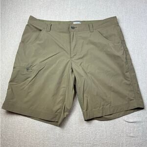 Marmot Men’s 38 Tan Nylon Outdoor Zip Cargo Shorts D52390 Performance Hiking